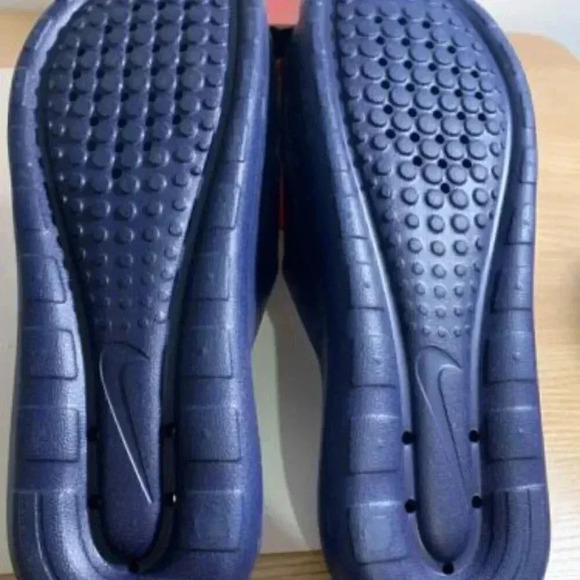 252. NEW Nike Victori One Slide- Navy/White- US 13 Men\'s main image 4